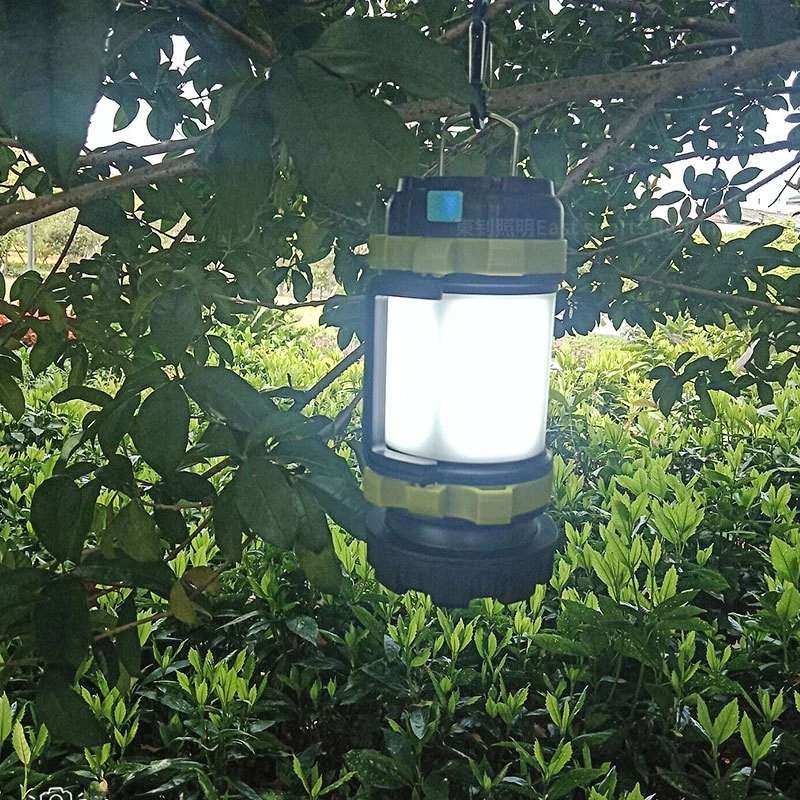 IPX5 led campinglantaarn, heldere campinglamp, USB lamp, zaklamp