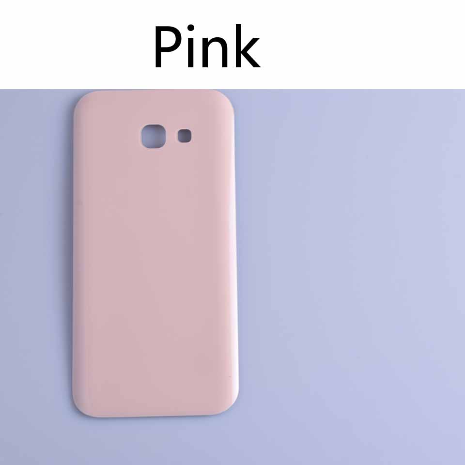 A520 voor samsung  a5 a520 a520f sm -a520 behuizing batterijdeksel achterklep behuizing achterklep chassis shell vervanging: Roze-geen gereedschap