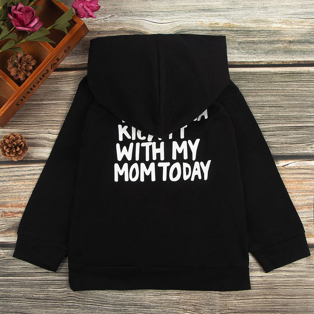 ARLONEET Toddler Kids Baby Boys Hooded Sweatshirts Infant Letter Blouse Hoodies Tops sizes 2t Long Children Outerwear #30