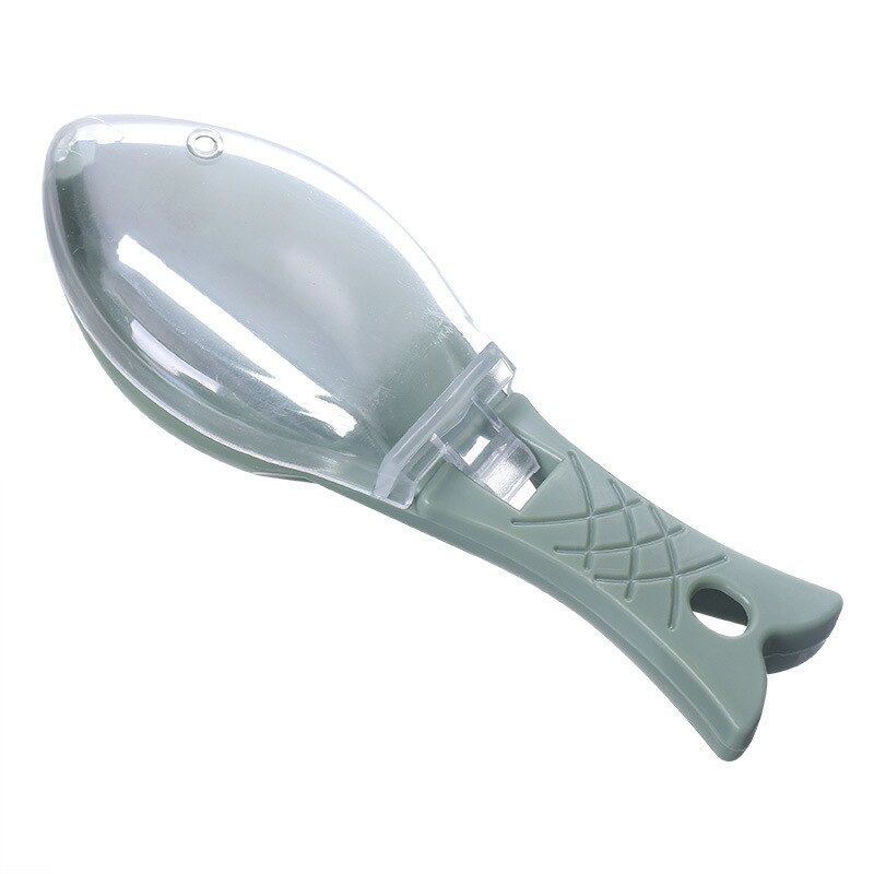 Practical Fish Scale Brush With Cover Manual Fish Scale Scraper Tool Kitchen Scale Remove Gadget Cleaning Scaler Scraper ZB847