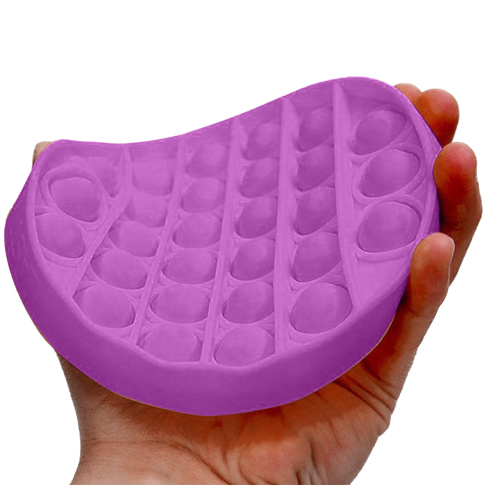 Popit Zappeln Spielzeug Push Blase Zappeln Sensorischen Spielzeug Autismus Spezielle Bedürfnisse Stressabbau Und Erhöhen Fokus Weiche Anti-stress spielzeug: 1PC Purple 