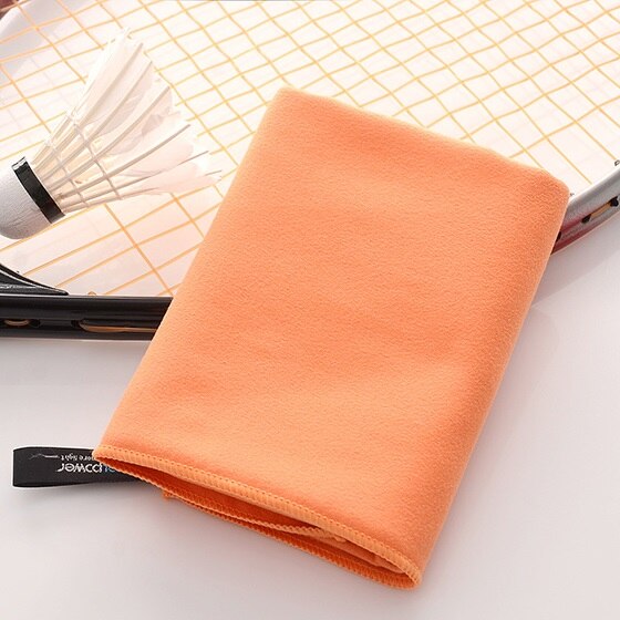 WEST BIKING-Toalla de secado rápido, Toalla de microfibra portátil para viaje, accesorios deportivos para acampada, natación y ciclismo: Orange