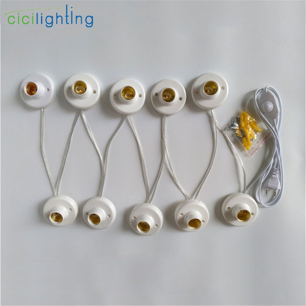 Estilo Hollywood regulable vanidad de luces para espejo con enchufe DIY enchufe en la vanidad iluminación para tocador de maquillaje con Dimmer: 10pcs per pack