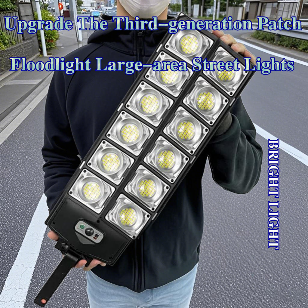 Luces de pared con energía Solar para exteriores, lámpara de seguridad LED impermeable 2 en 1 con Sensor de movimiento, 3 modos para jardín, garaje, patio y hogar