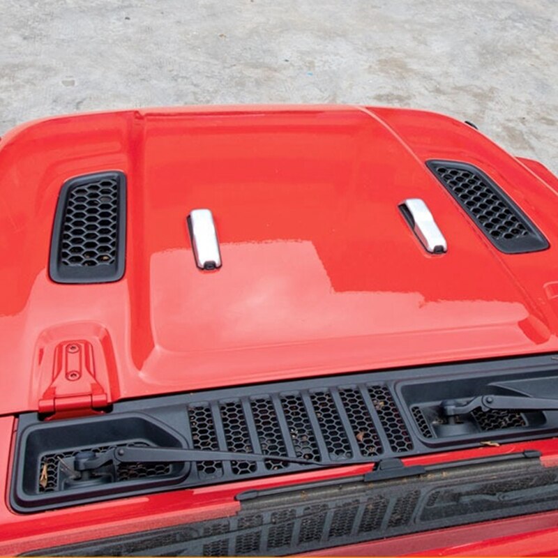 Couvercle de charnière de capot de moteur, décoration, accessoires extérieurs, pour Jeep Wrangler JL gladiateur JT –