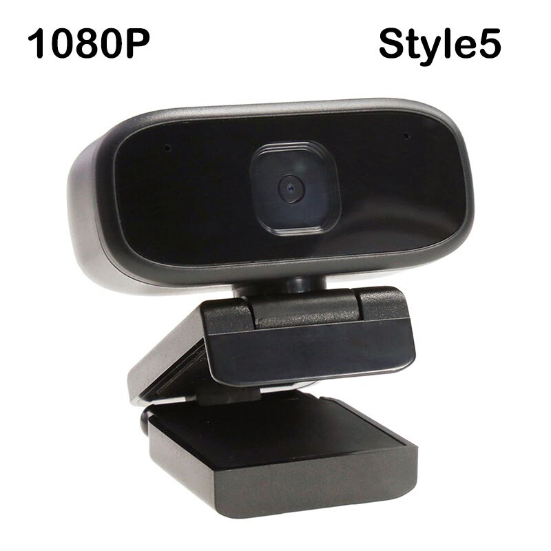 Webcam 1080P Full HD Web Camera With Built-in Mic Rotatable PC Desktop Web Camera Cam For PC Computer Video Recording Work: 1080P Style5