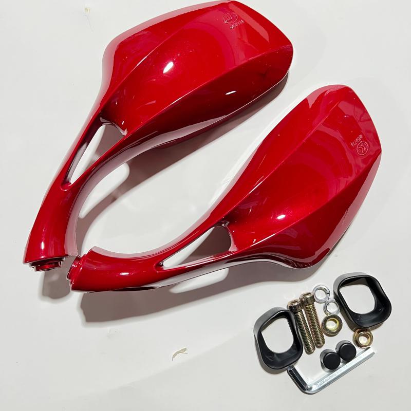 Specchietti laterali con filettatura 8mm per scooter bici elettrica 50cc 125cc 150cc 250cc Specchietti retrovisori posteriori modificati Modello universale: Avorio