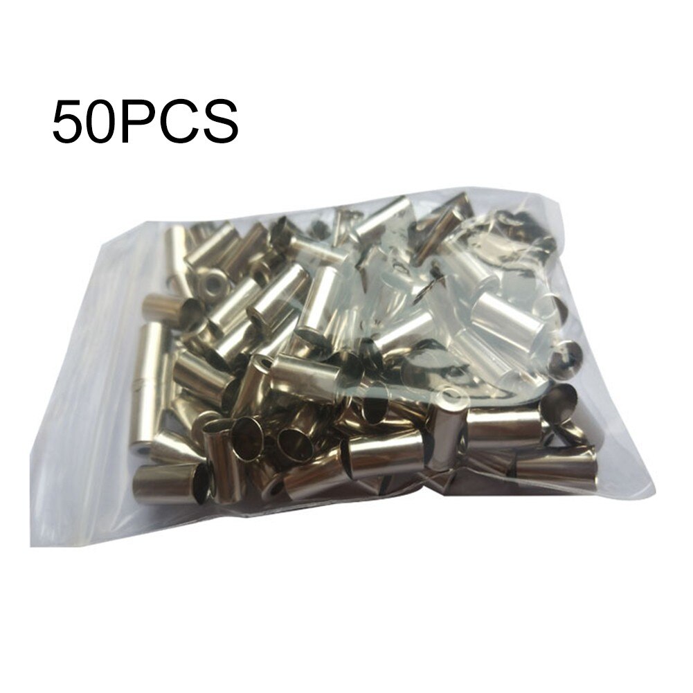 50pcs Bike BiCycle Copper BRAKE CABLE END CAP FERRULES For 5mm Diameter Outer Housings Ferrules Cycle Derailleur Shift Cap