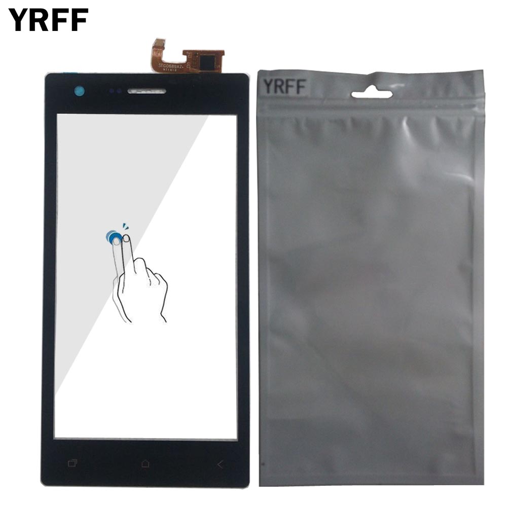 5.0 ''panneau de numériseur d'écran tactile Mobile pour Micromax Q413 Film protecteur de panneau de capteur de lentille en verre avant d'écran tactile