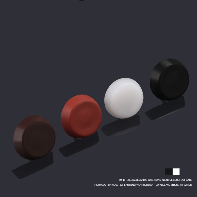 20 Stks/partij 10Mm/14Mm/17Mm Meubels Plastic Voet Nail Sofa Tafel En Stoel Kruk Nylon vocht Proof Antislip Pad Geluid Anch