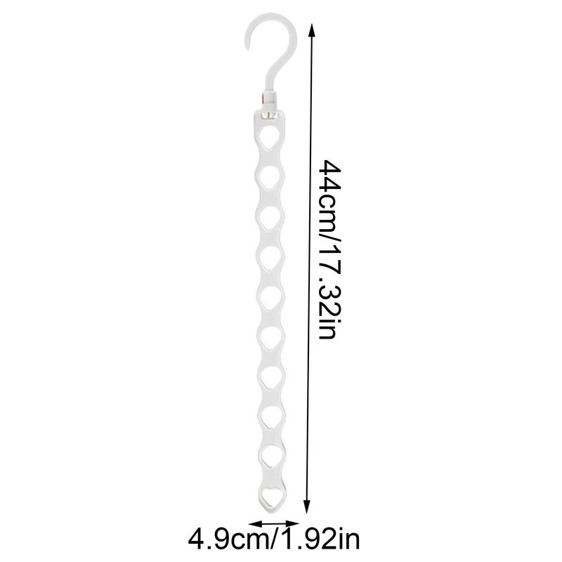 MORALVE Ruimtebesparende hangers voor kastorganizer - 4-pack houten overhemdorganizer voor kast ruimtebesparende hangers voor kleding - kleerhanger organizer stapelaar ruimtebesparende inklapbare