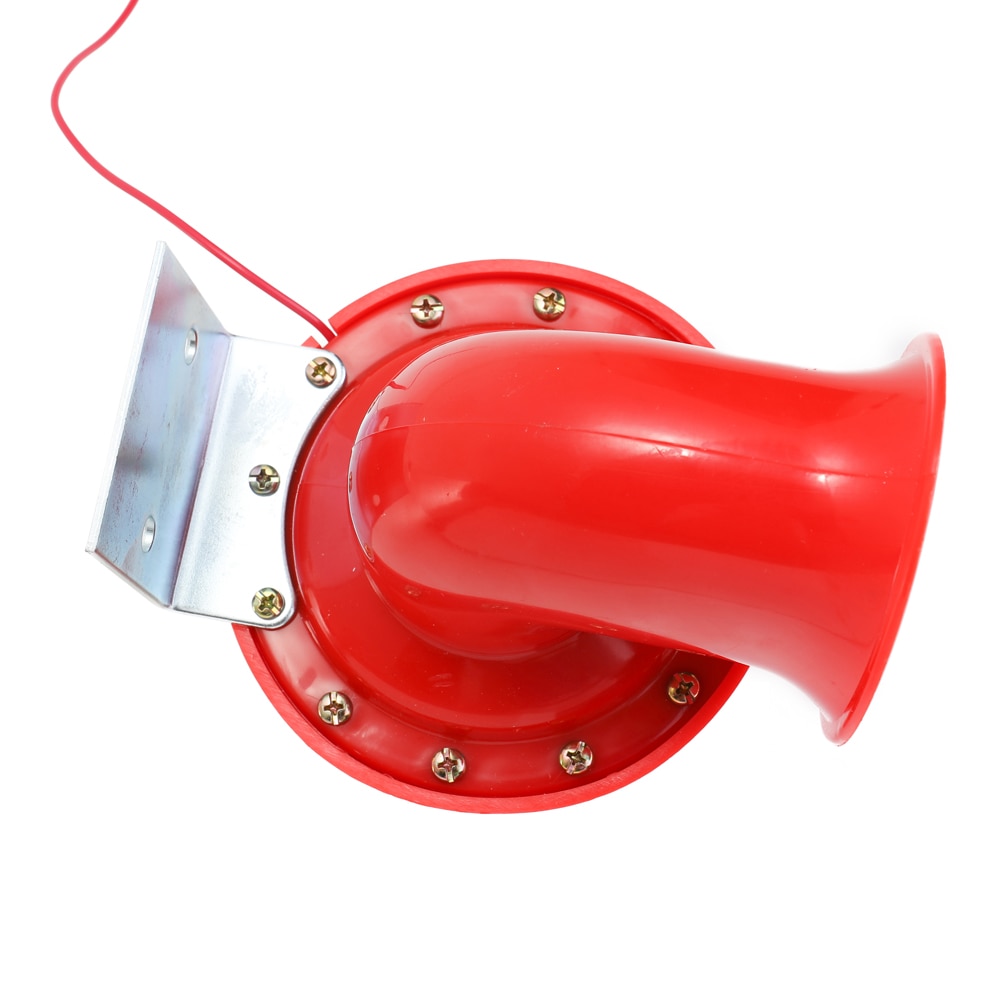 Son universel fort de klaxon d'air de klaxon de taureau électrique rouge de 200DB 12V / 24V pour des accessoires automatiques de bateau de camion de moto de voiture