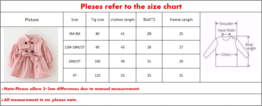 Baby Jacke Casaco Infantil Mädchen Baby Mantel Frühling Baby Jas Graben Doppel Brust Windjacke für Mädchen freundlicher Jacke Für 1-4T