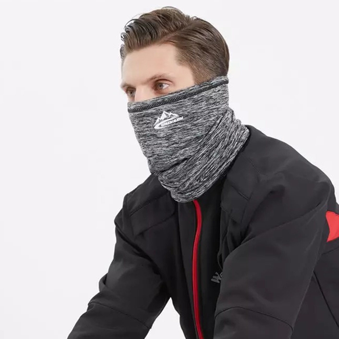 Winter Windproof Neck Warmer & Half Face Mask – Fleece Ski Motorcycle Cycling Bandana