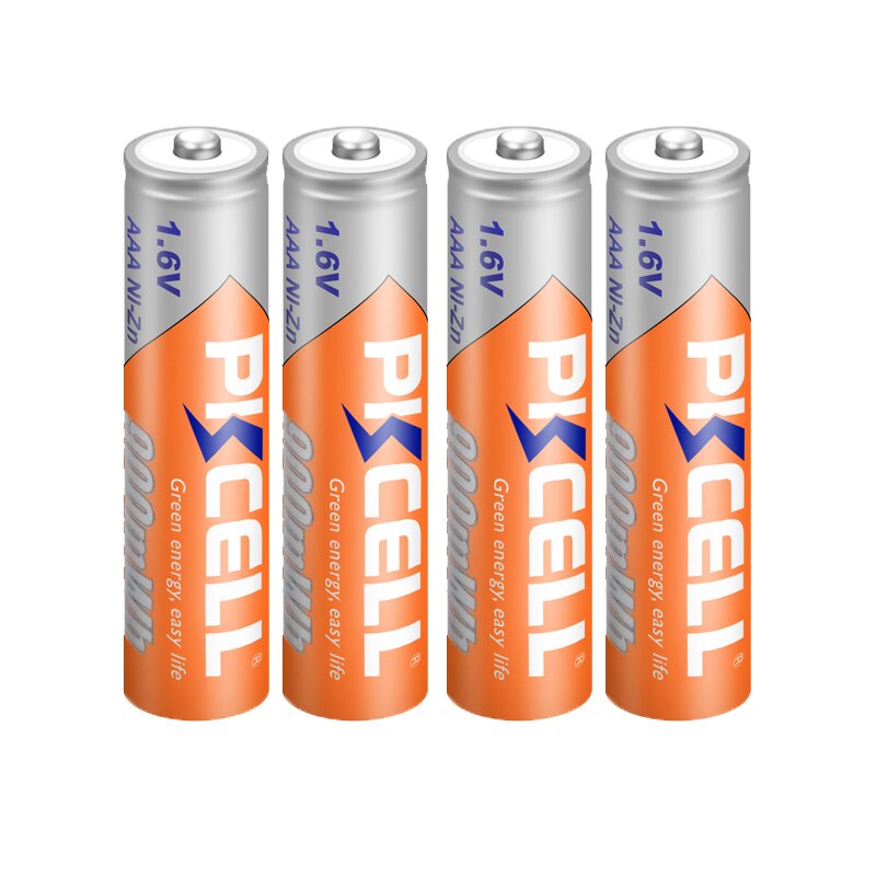 12Pcs PKCELL AAA NI-ZN Rechargeable Batteries aaa 900mWh 1.6V ni-zn Battery For Digital Camera RC Car Flash Electric Toys