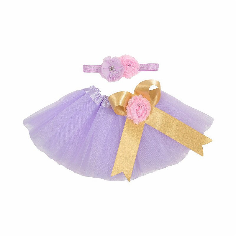 PUDCOCO Baby Girls Newborn Photography clothing Tutu Skirt &amp; Headband Outfit Set Photo Shoot Prop 0-2 Years: A