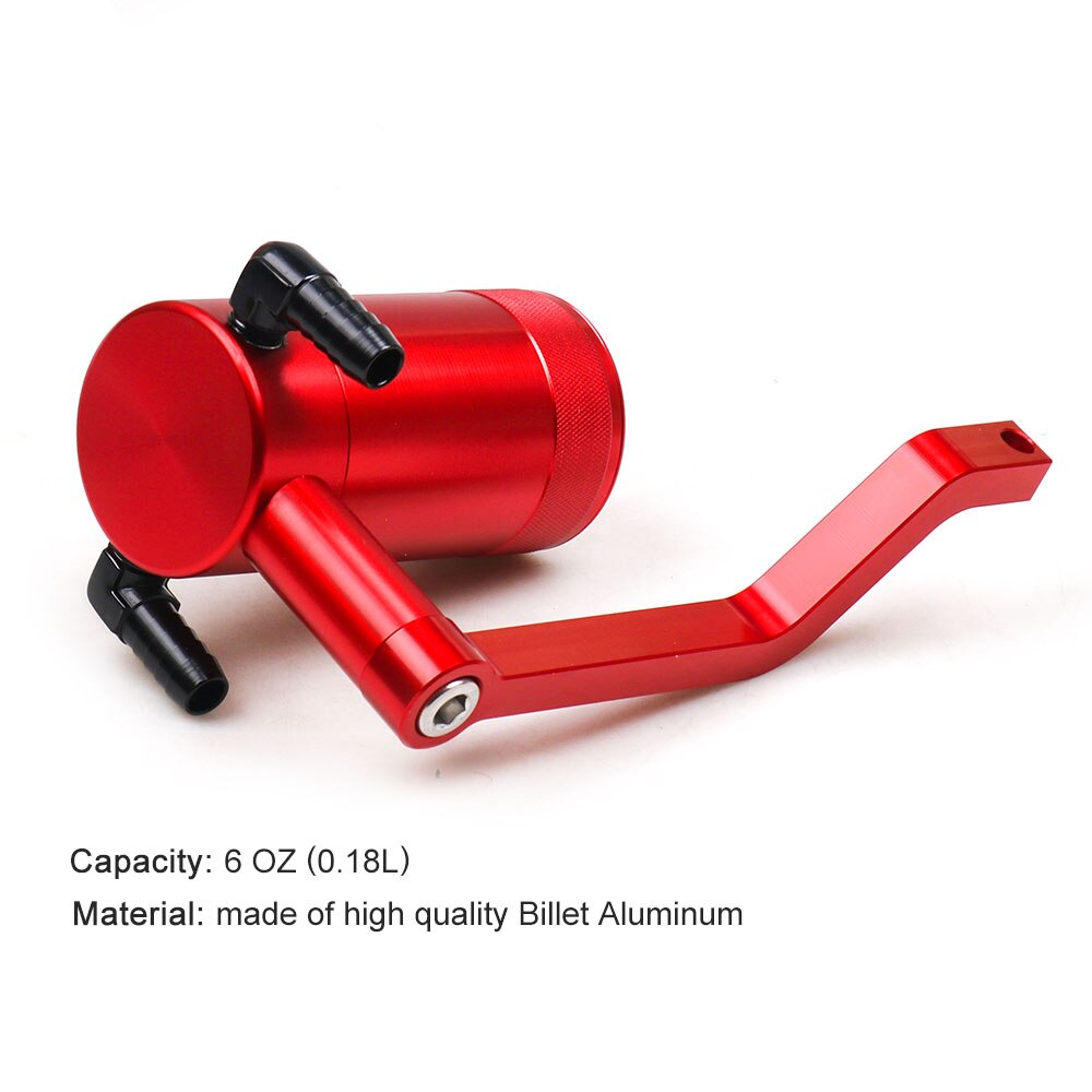 0.18L Aluminum Oil Catch Can Tank With Baffle Plate For Dodge Ram 1500 2500 3500 5.7L 6.4L HEMI BX102252