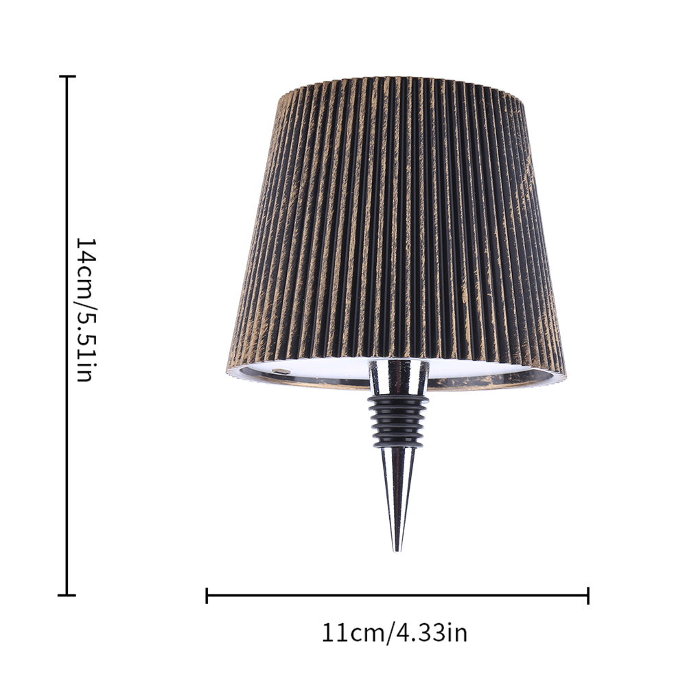 Wireless Touch Table Lamp LED Wine Bottle Light Rechargeable Stepless Dimming Night Lamp for Parties Bars Restaurant Decor: Red