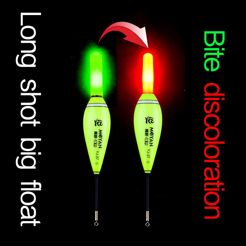 Flotador de pesca inteligente, Sensor de gravedad, luminosas de noche, flotadores de pesca, luz Led brillante eléctrica, recordatorio automático, Bobber de pesca