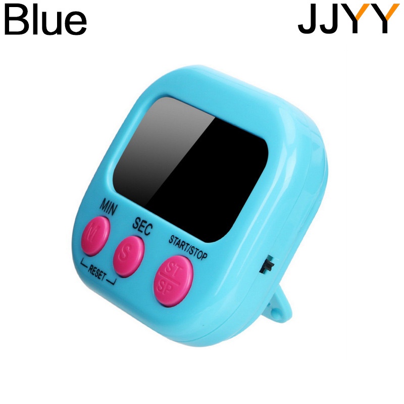 Digital Kitchen Timer Big Digits Loud Alarm LCD Cooking Baking Student Homework Exercise Timer Electronics Egg Timer 1PC JJYY: Blue