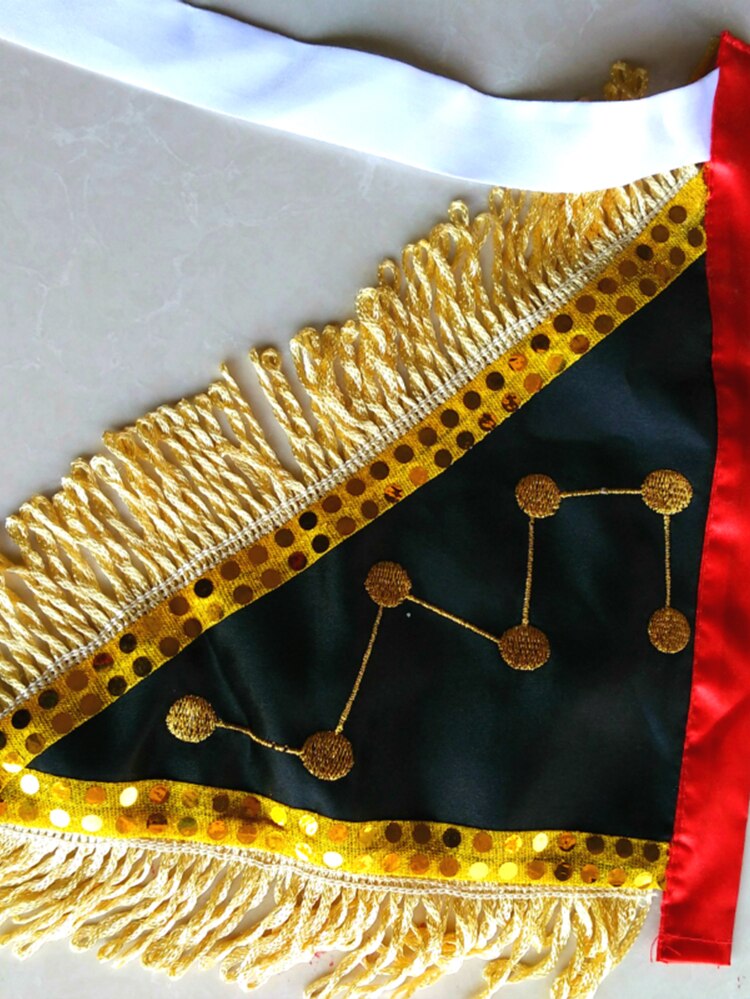 Taoist Dharma altar flag, embroidery flag, Golden Dragon flag, seven star flag, Taoist Dharma tools, Dharma rack flag