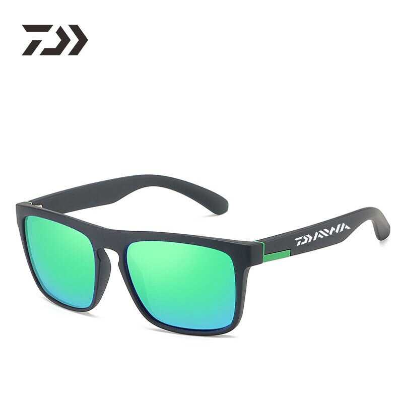 Unisex Daiwa Gepolariseerde Mannen Zonnebril Voor Mannen Uv400 Outdoor Sport Vissen Zonnebril Sport Vrouwen Zonnebril Heren Bril: Green