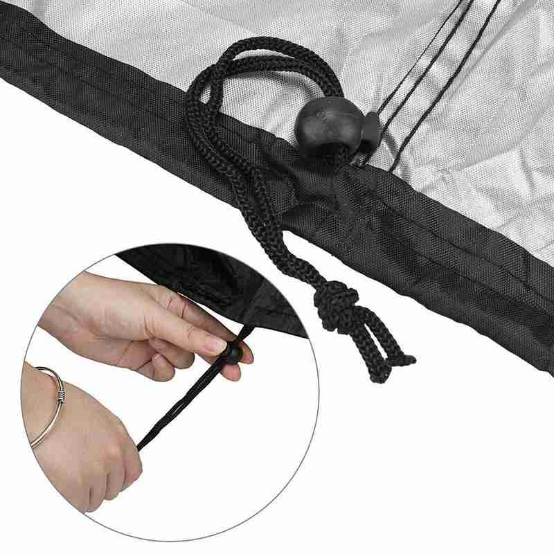 Barbecue Black Waterproof BBQ Cover Outdoor Rain Grill Barbacoe Anti Charcoal Protector S,M,L,XL,XXL For Gas Dust Barbe Ele Q8X0