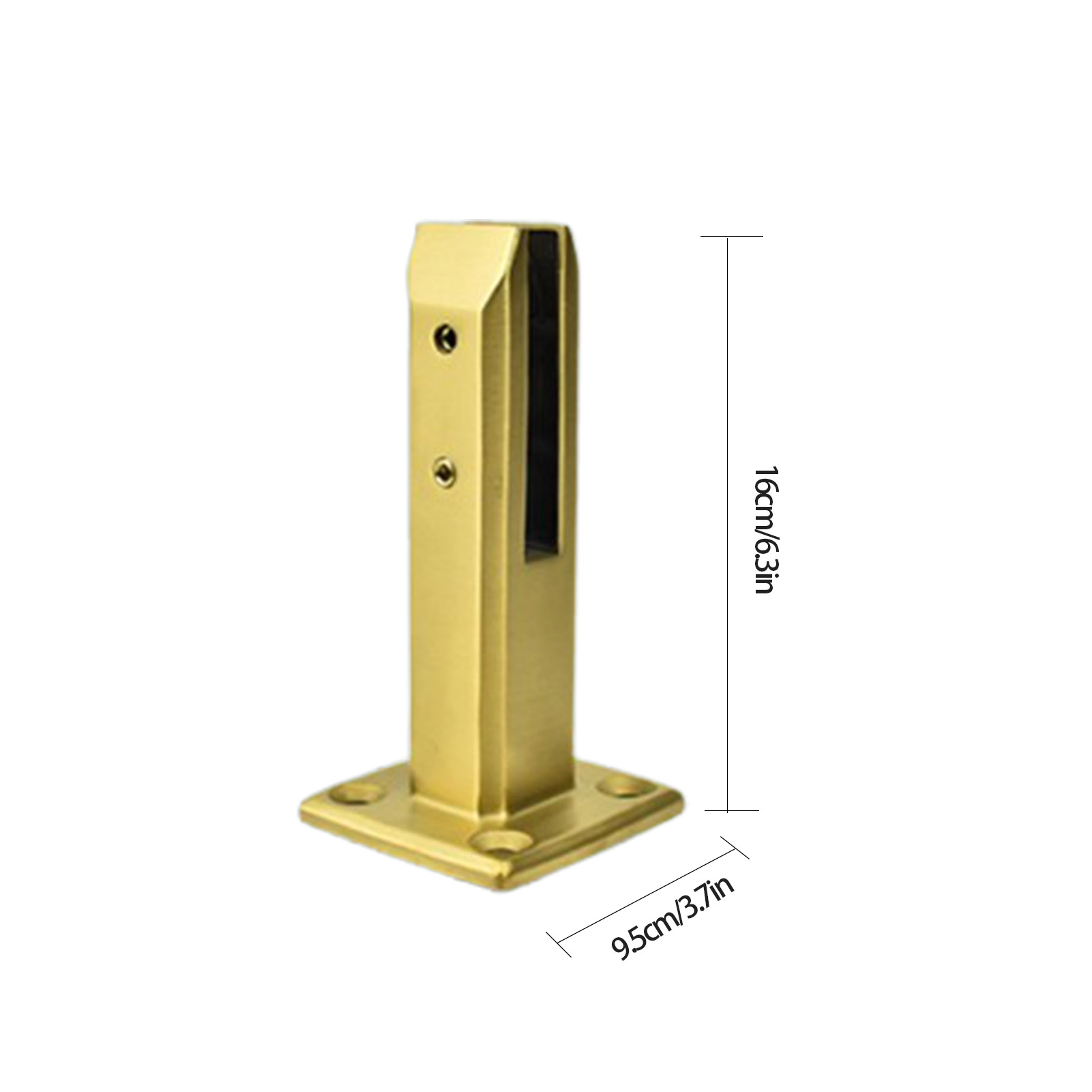 Pince à bec en acier inoxydable 304, pour clôture de piscine en verre carré, Balustrade de clôture