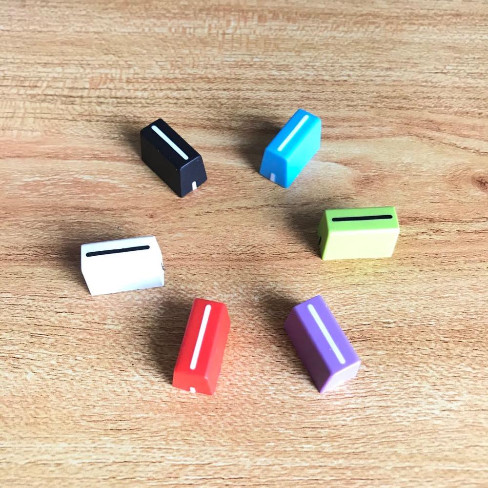 12pcs/lot Channel Crossfader Fader Knob Cap For RANE 56 57 61 62 64 68 COLORFUL chose you want the color