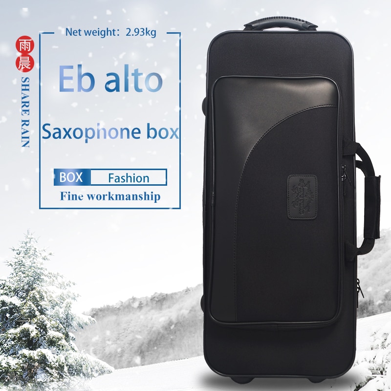 TEILEN REGEN Saxophon Kasten Eb altsaxophon Gepäck und taschen