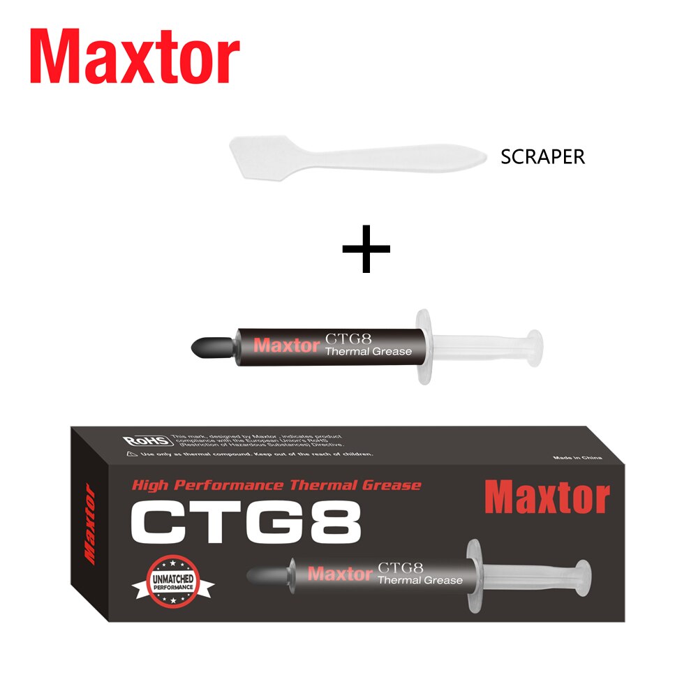 Maxtor CTG8E CPU Thermal paste Cooler Cooling Fan Thermal Compound Paste Grease Heatsink