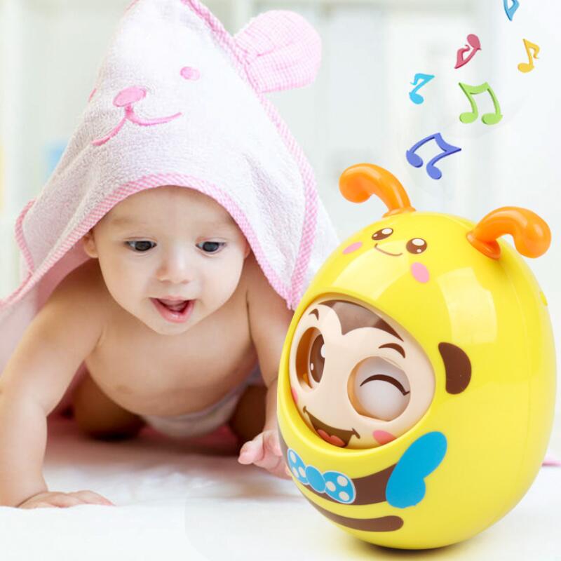 Baby spielzeug tumbler nickte puppe 3-6-9-12 monate weibliche baby frühen bildung pädagogisches spielzeug kinder 0-1 jahre alt