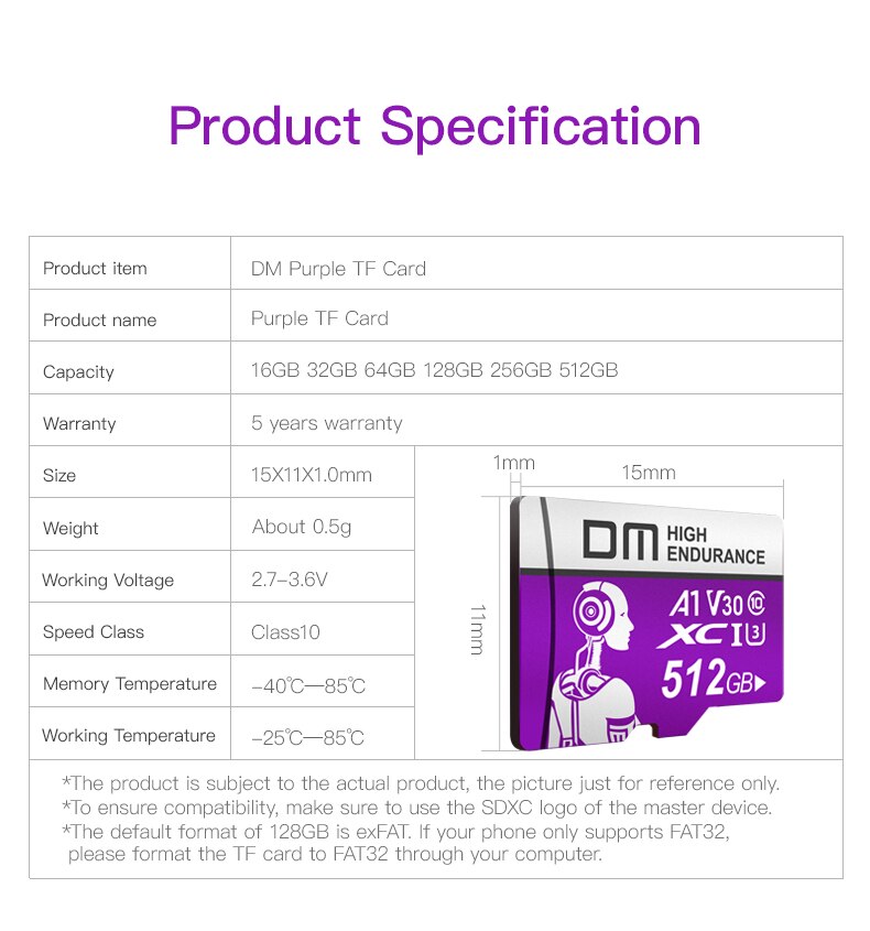 DM Ultra tarjeta de memoria de 8GB 16GB 32GB 64GB ... – Grandado