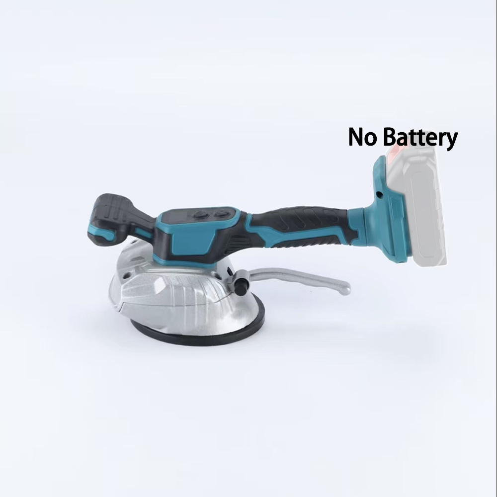 Flisemaskin med høy lastekapasitet, vegg- og gulvflislegging, vibrerende verktøy, 8 justerbare, passer til makita 20v batterier (uten batteri)