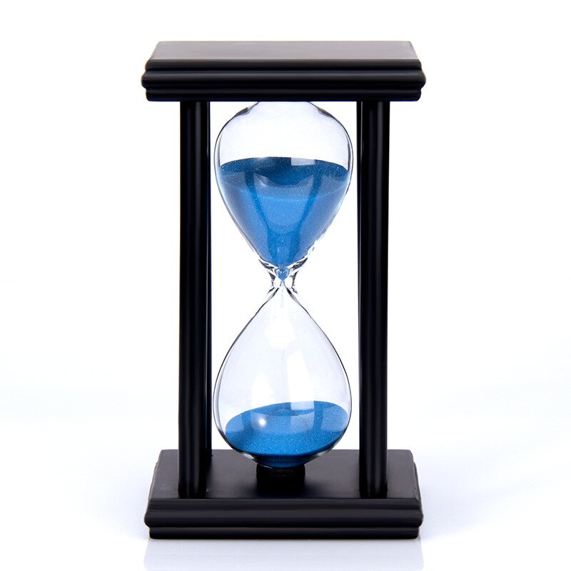 45/60 Minutes Hourglass Sand Timer Kitchen School Modern Wooden Hour Glass Sandglass Sand Clock Tea Timers Home Decoration