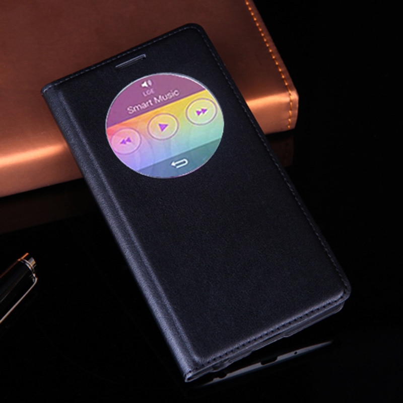 Smart view flip cover leren telefoonhoesje voor lg  g3 g 3 d850 d851 d852 d855 lgg 3 5.5 '' schokbestendige hoesjes snel antwoord slaap waken