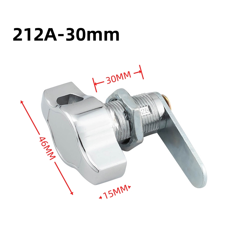 Eisen Akten schrank Möbel Büro Vorhänge schloss Schlafsaal Schrank tür Vorhänge schloss persönlich Schließfach mechanische Tür sperren16MM-30MM: Silber