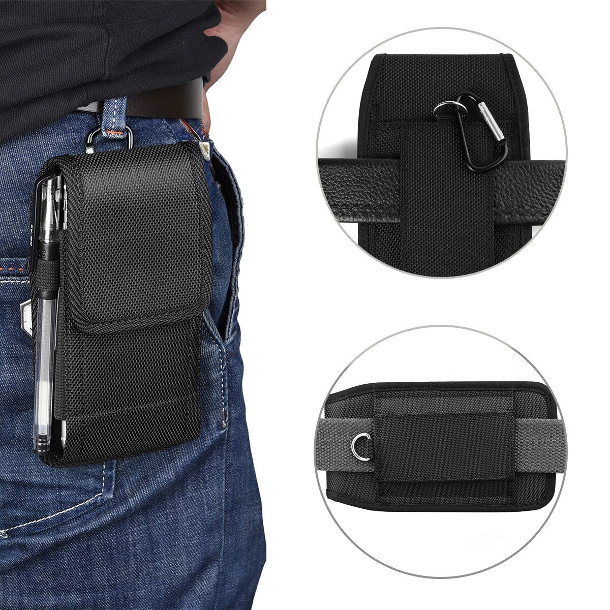 Telefoonhoesje riemclip tas voor xiaomi redmi 9 hoesje redmi 9a 9c hoesje houder universele heuptas anti mobiele telefoon