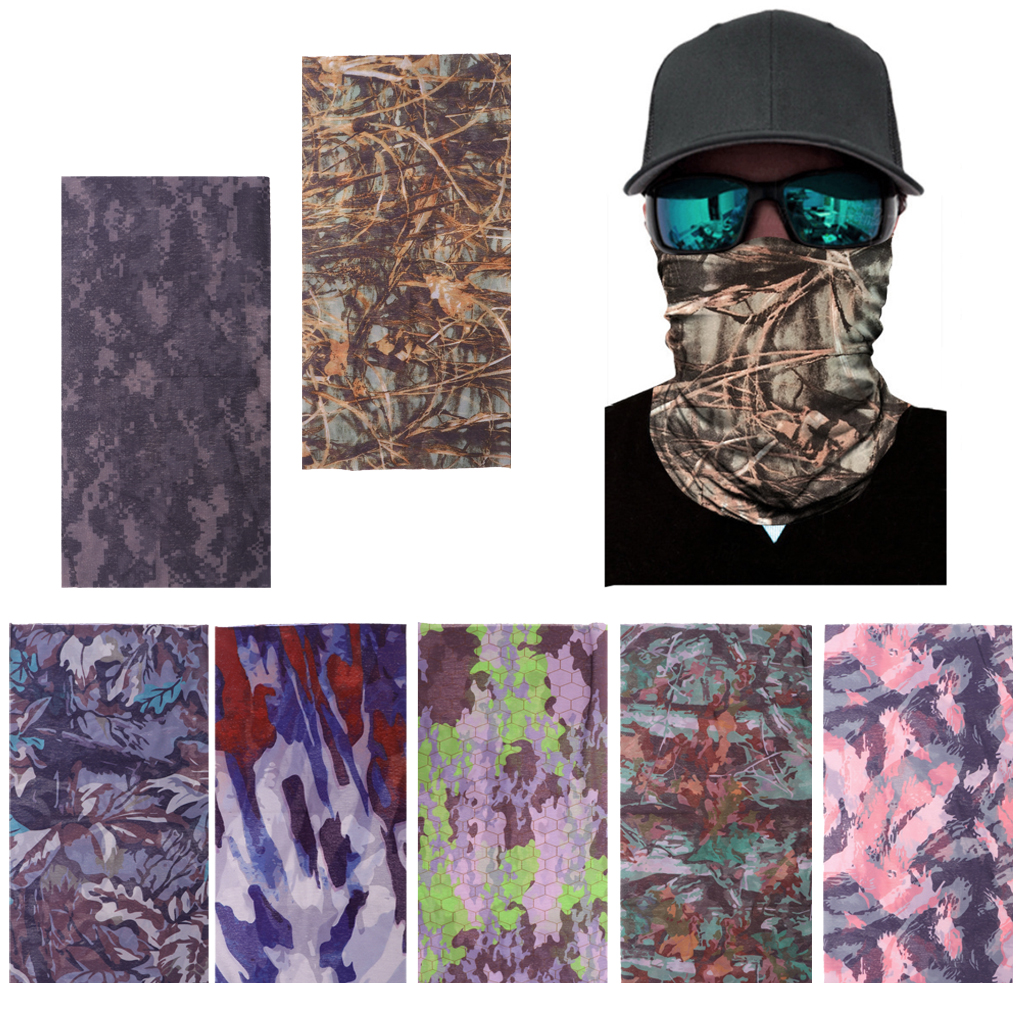 Waterproof Cycling Mask Neck Warmer Cover 3D Digital Printing Outdoor Camo Cycling Mask for Sports