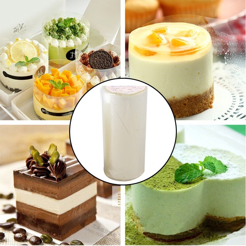 DIY Acetate Film For Cake Decor Transparent Cake Surround Film Mousse Cake Sheets Surrounding Edge Cake Collar Kitchen Bakeware