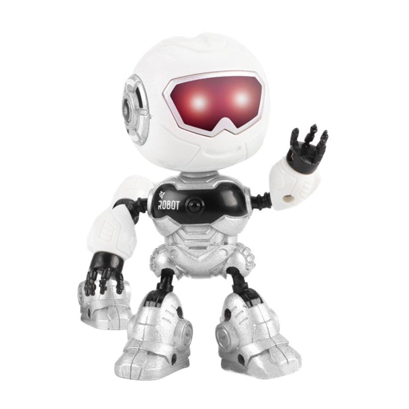 De Tweede Generatie Van Legering Robot Touch Sensor Muziek Q Versie Robot Vroegschoolse Onderwijs Smart Speelgoed Sensor Gebaar: sliver
