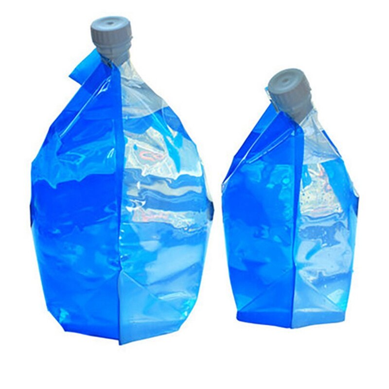 5L/10L PE Water Bag For Portable Folding Water Storage Lifting Bag For Camping Hiking Survival Hydration Storage Bladder