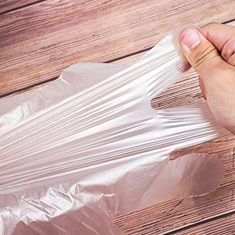 x1000 Guantes desechables de plástico para preparación de alimentos fruta y verdura, para cocina, restaurante.