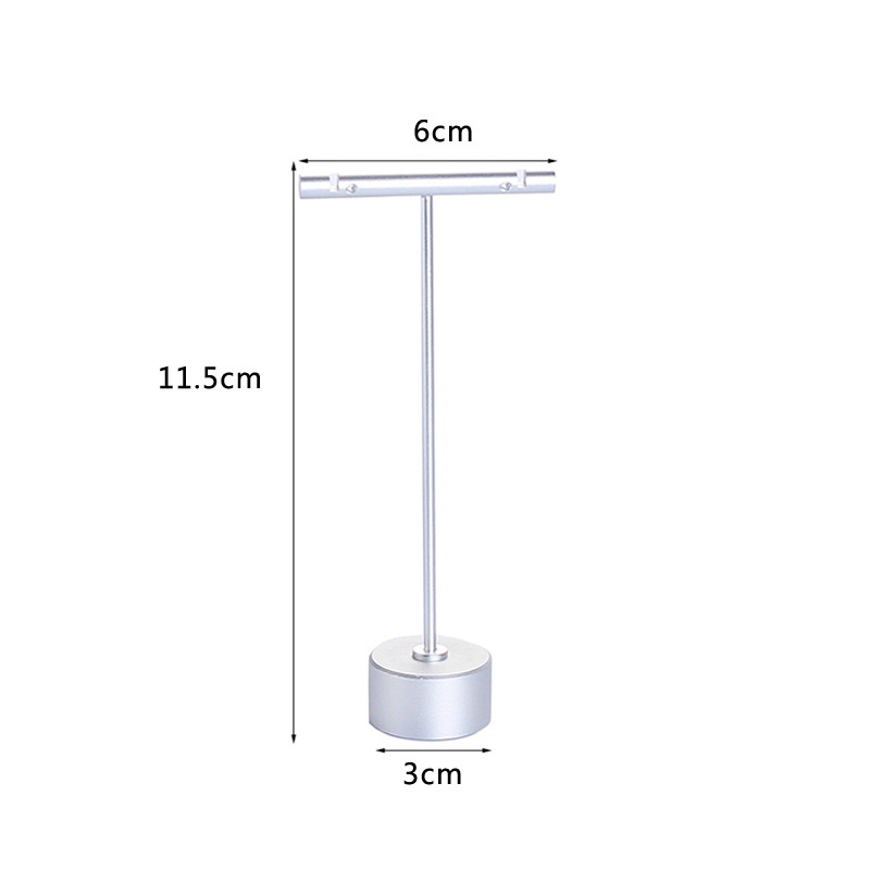 Stojak Ekspozycyjny na Kolczyki Biżuterię Wieszak Metalowy Wieża Organizer na Kolczyki Sztyfty Półka robić Przechowywania: czarny