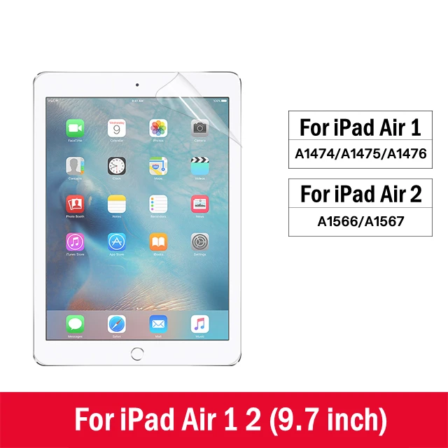 Papiergevoel Screenprotector Film Matte PET-schilderij Schrijven voor iPad Pro 11 12,9 inch Air 3 4 5 7e 8e 9e 10e Gen 9,7 10,2 10,9: GRIJS