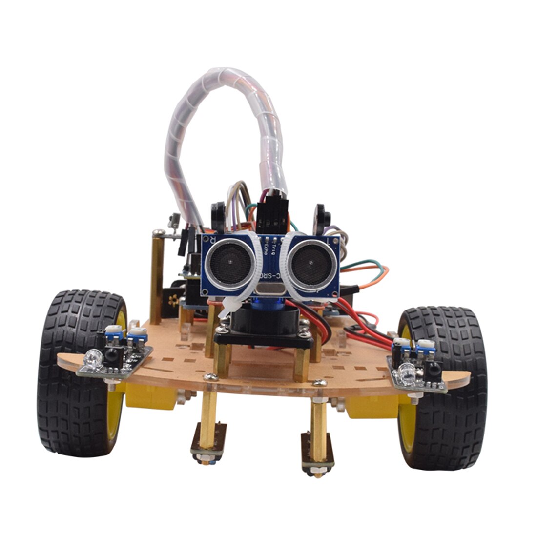 Modiker Draadloze Afstandsbediening Slimme Auto Diy Kit Infrarood Controle Robot Auto Diy Kit Voor Arduino High-Teach Programmeerbare speelgoed