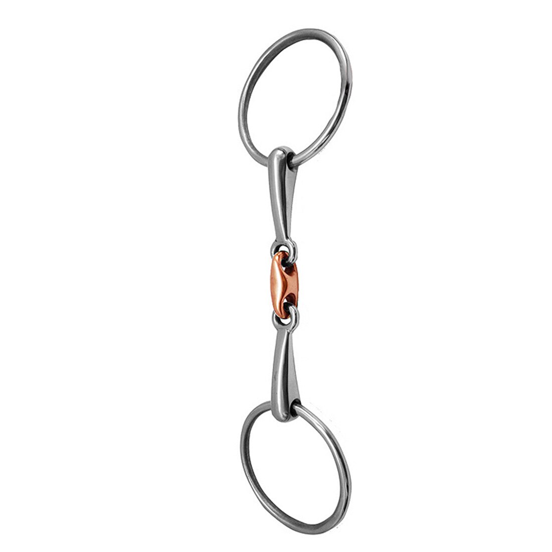 Accesorios de entrenamiento de acero inoxidable para equipos de caballos al aire libre, broca de serpiente duradera , anillo holgado portátil, boca Mini