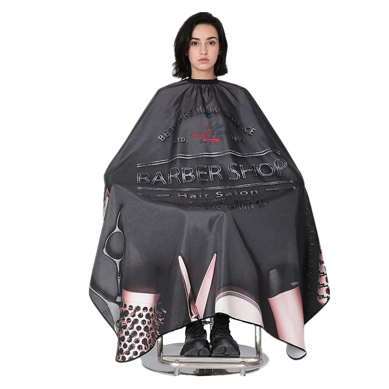 Salon Haircut Cape Barber Shop Retro Waterproof Hairdressing Apron Hairdresser Hair Cutting Styling Cape: WB002
