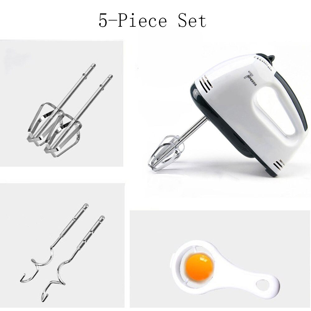 7 Speed Hand Mixer Electric Portable Kitchen Hand Held Dough Mixer Multifunctionele Immersion Blender Whisk for Food Whipping: CN