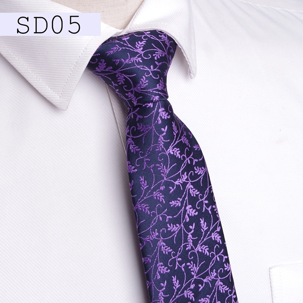 Mænd slips 7cm slips mænd & #39 ;s vestidos business bryllup slips mandlige kjole legame gravata england striber jacquard vævet: Sd05
